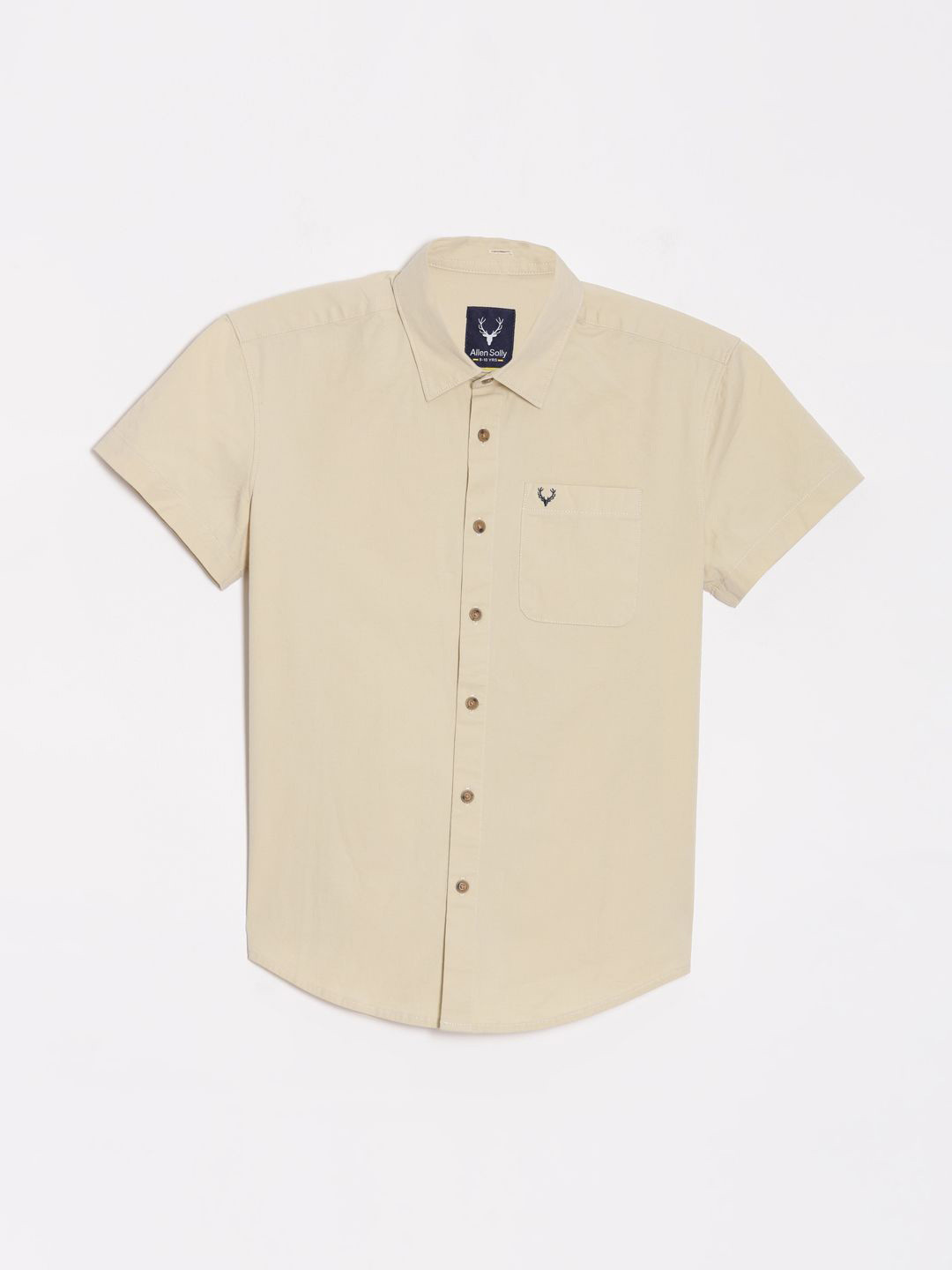 Allen Solly Junior Boys Slim Fit Spread Collar Casual Shirt  With Detachable Hoodie