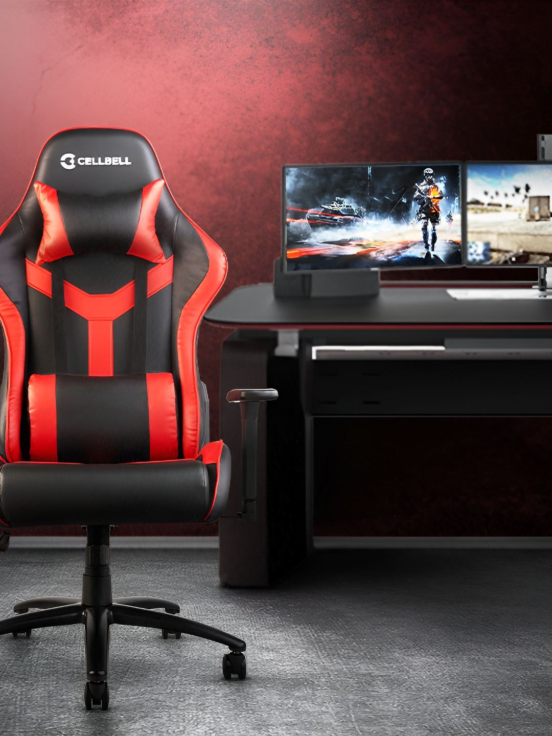 CELLBELL GC01 Red & Black Transformer Series Gaming Chair