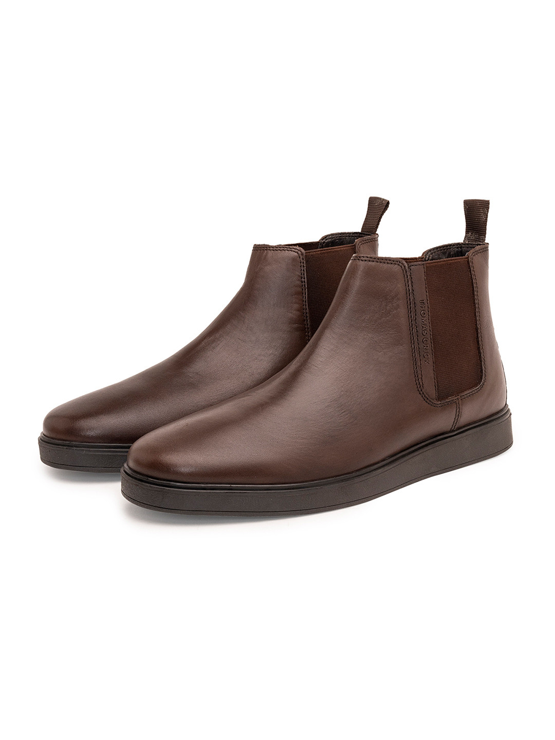 THOMAS CRICK Men Round Toe Chelsea Boots