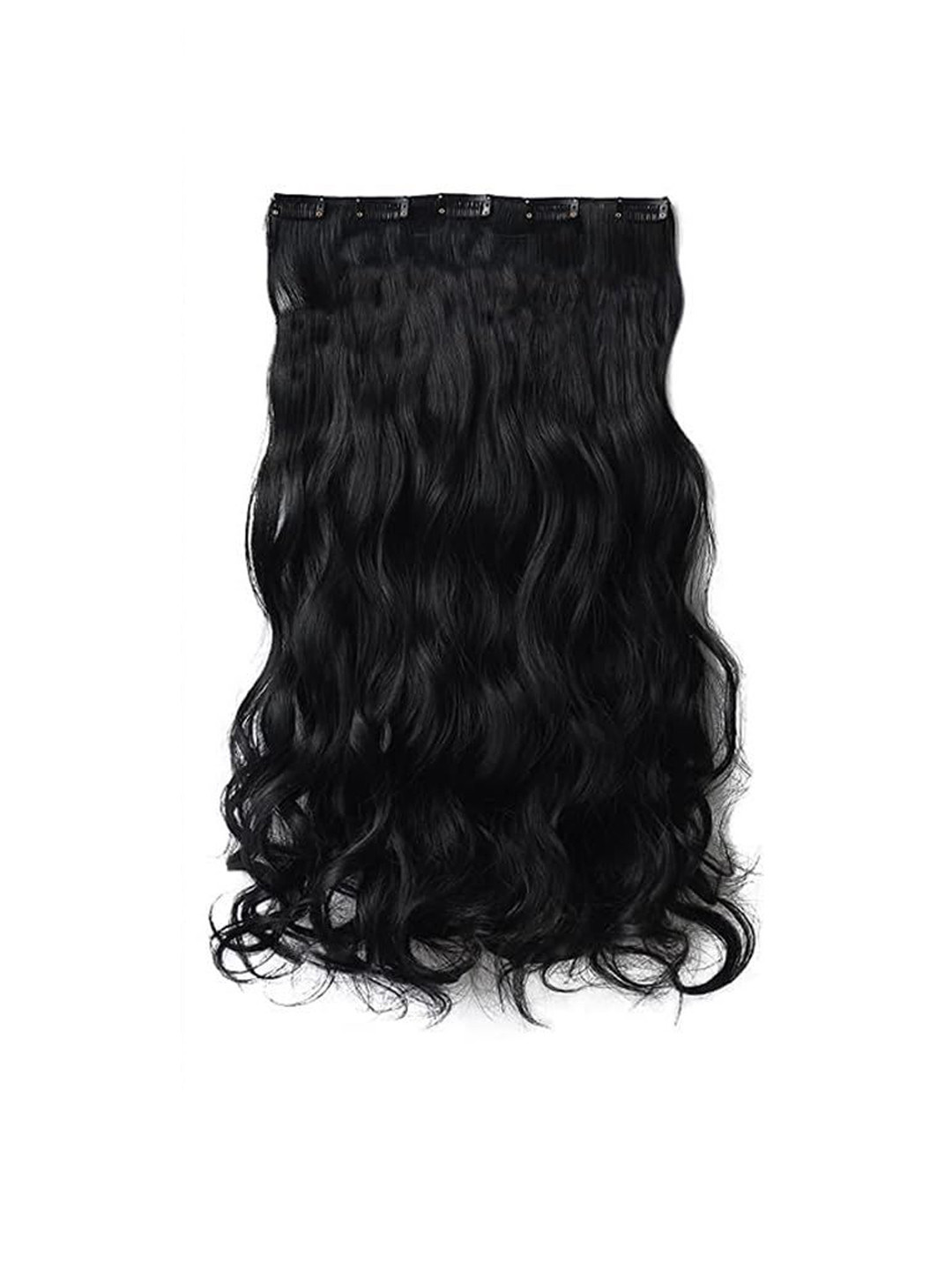 D-Divine Wavy Clip-In Hair Extension - 22 Inch - Brown