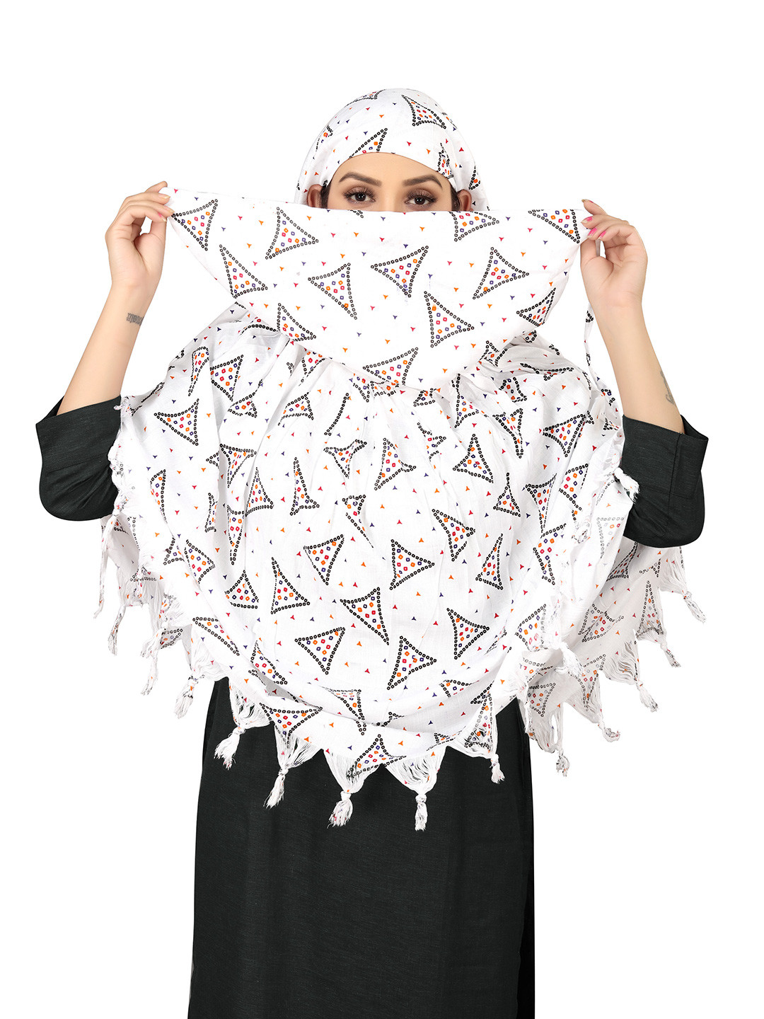 Vicharan Women Printed Scarf/Stole/Driving Dupatta