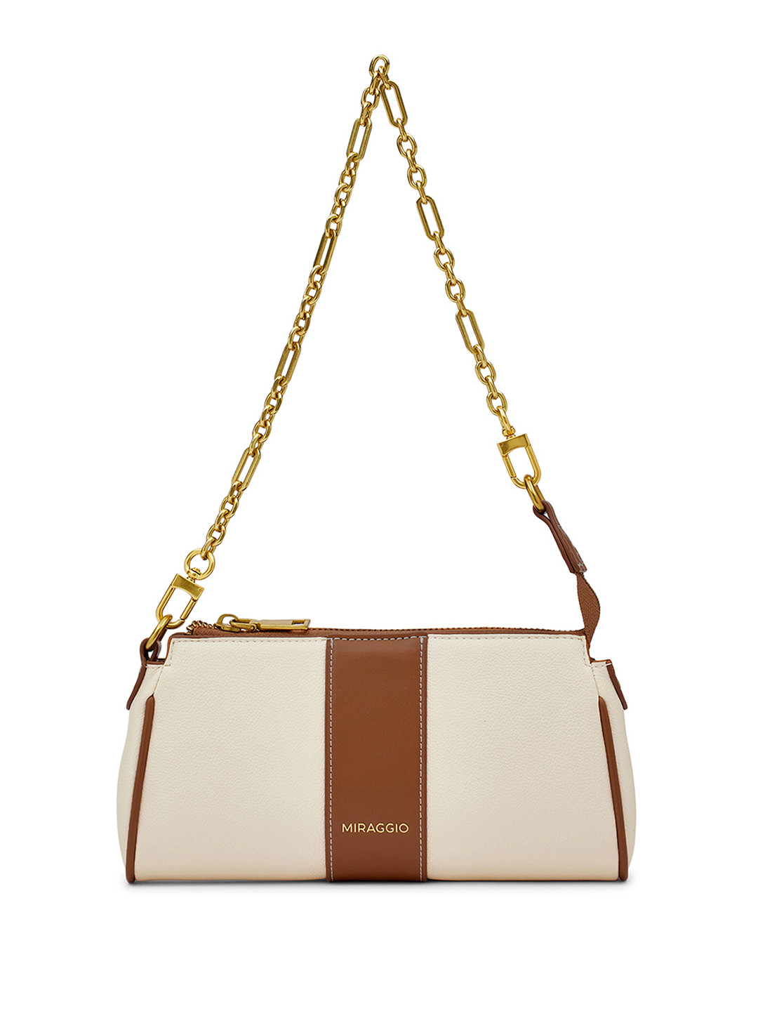 Miraggio Ivory Pu Ellis Shoulder Bag