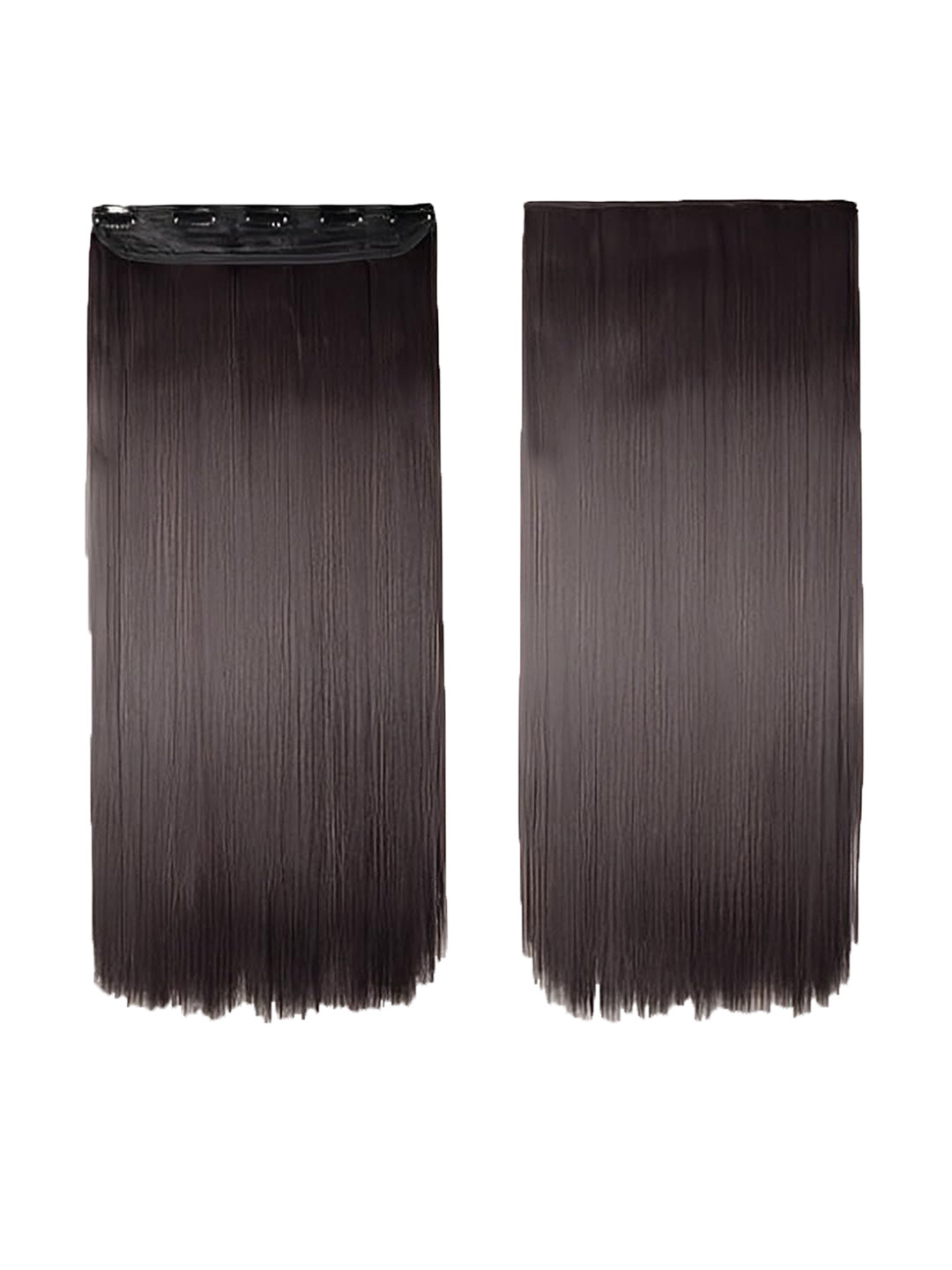 D-Divine Straight Clip-In Hair Extension - 22 Inch - Brown