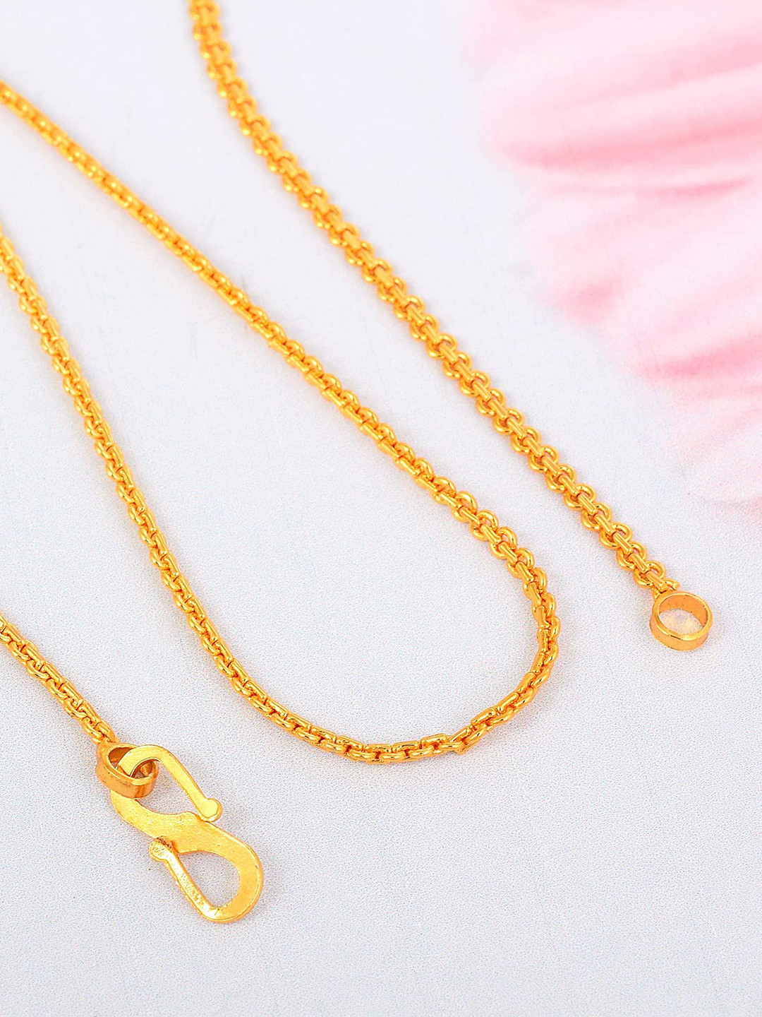 MEMOIR Unisex 1 Micron Genuine Gold-Plated Chain