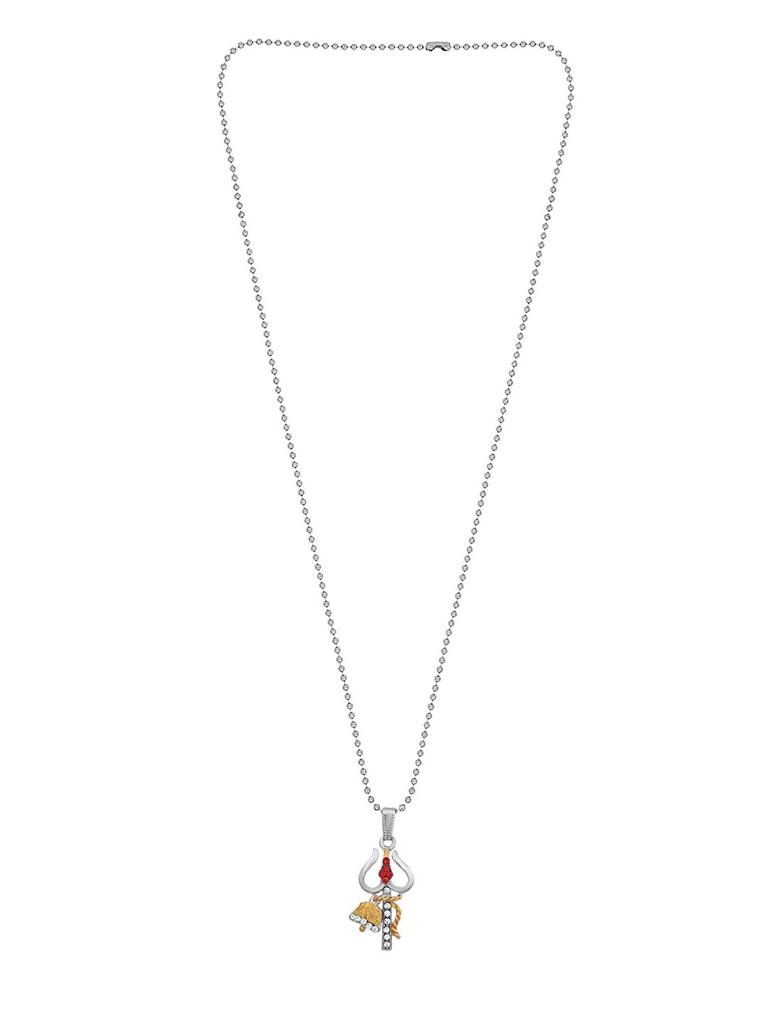 MEMOIR AD Stone Studded Pendant With Chain