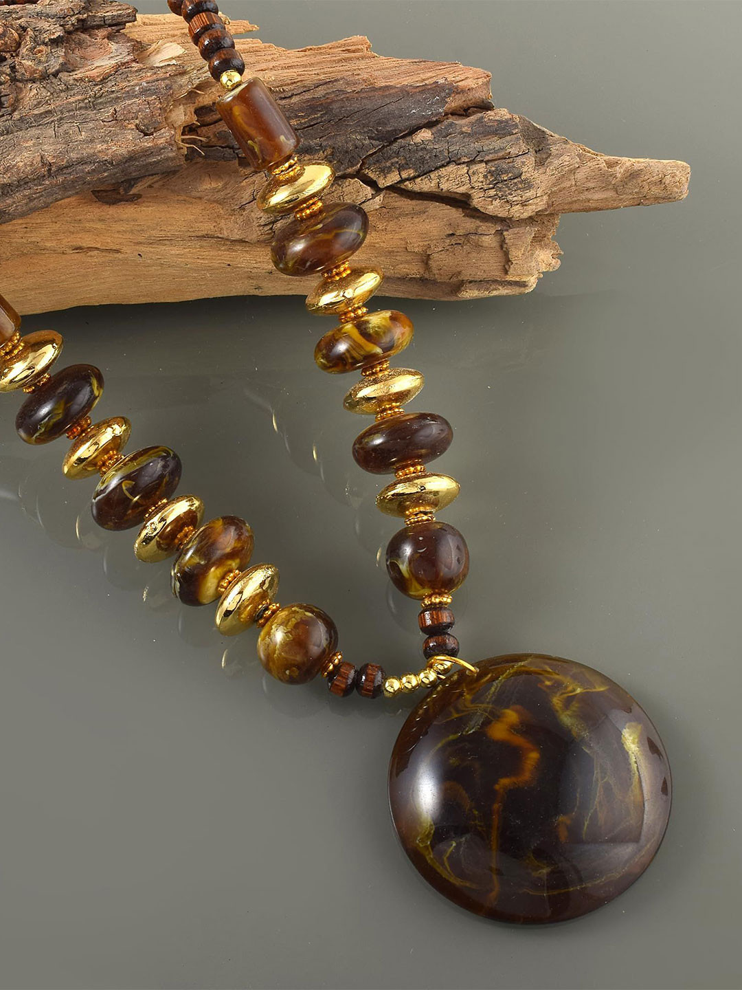 MEMOIR Unisex Brass-Plated Necklace