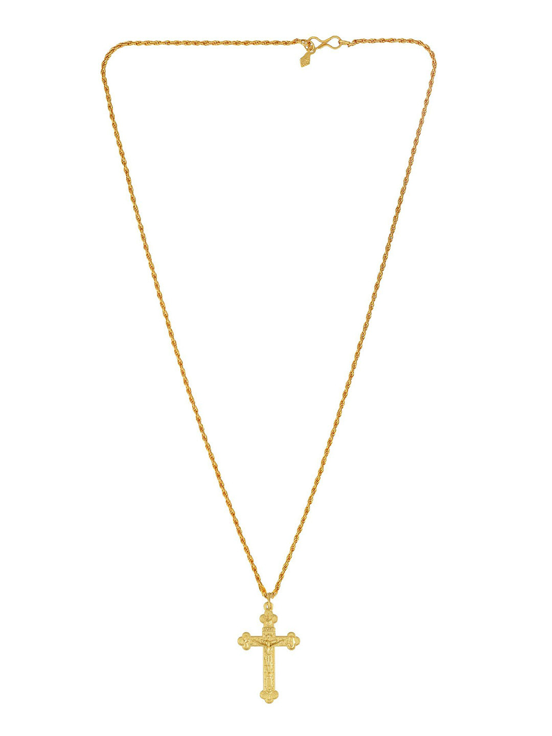 MEMOIR Brass-Plated Cross Pendants with Chains