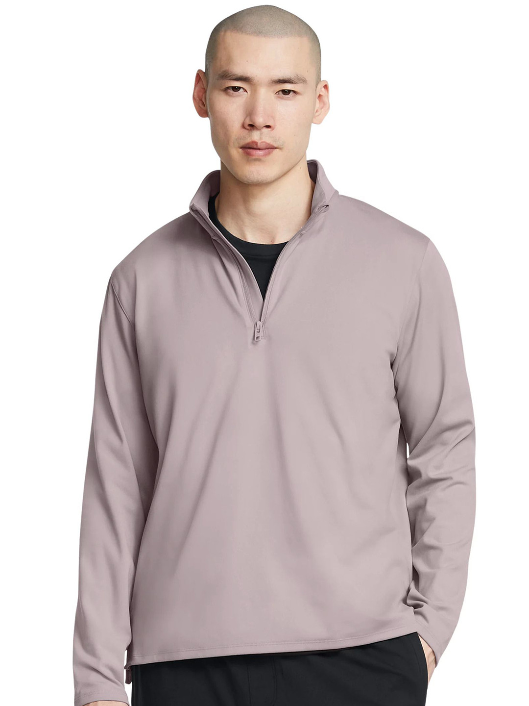 UNDER ARMOUR Men Solid High Neck  T-shirt