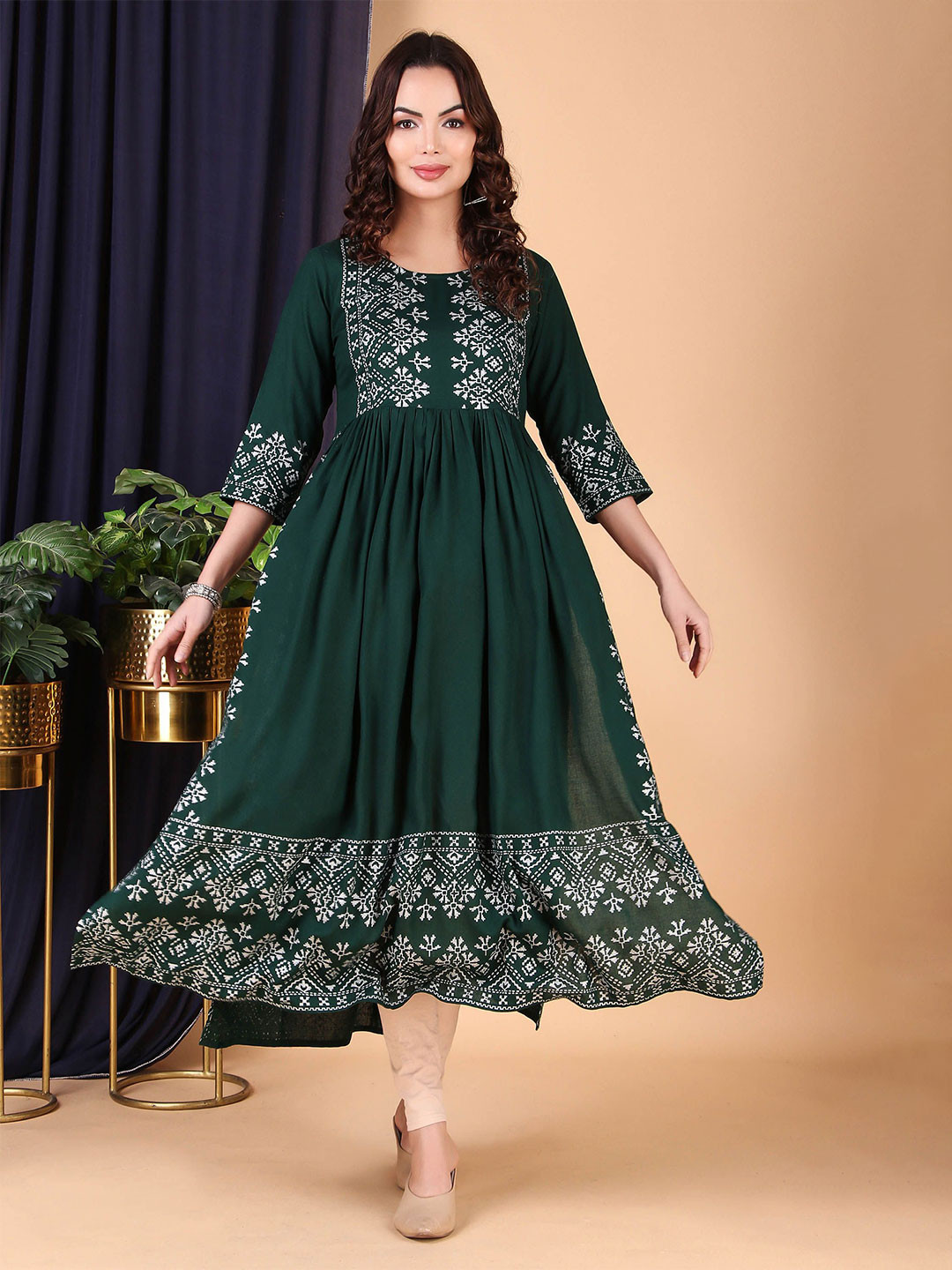 TARANJAL Women Ethnic Motifs Printed Kurta