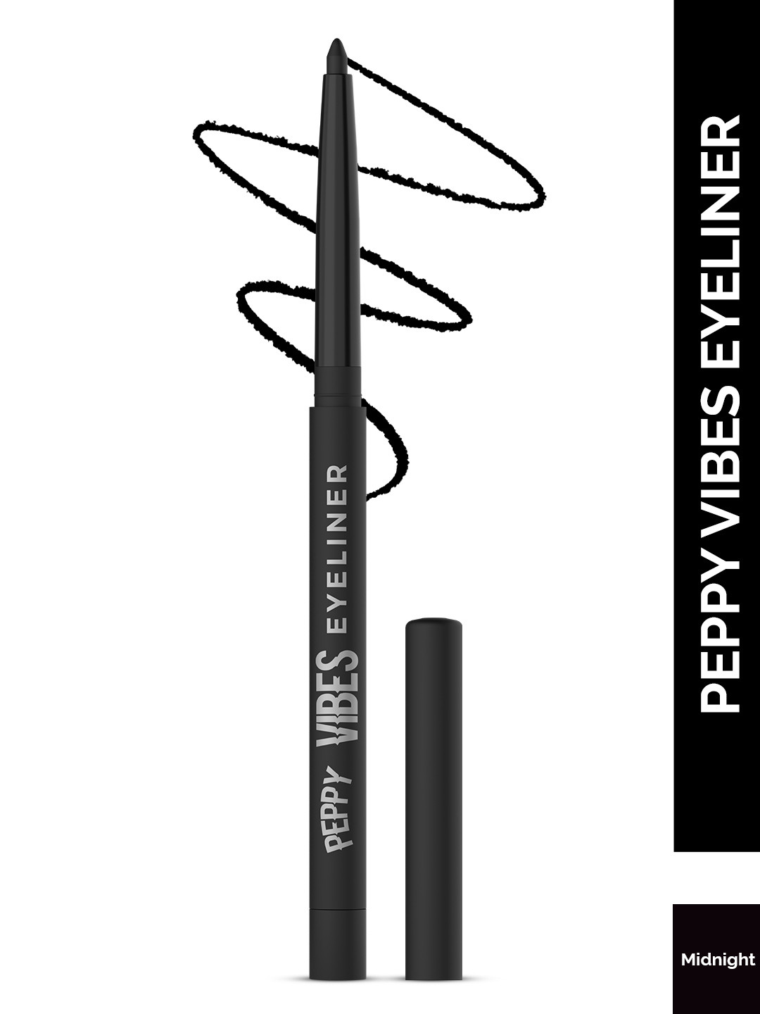 GLAM21 Peppy Vibes Matte Smooth Eyeliner 0.4 gm - Midnight