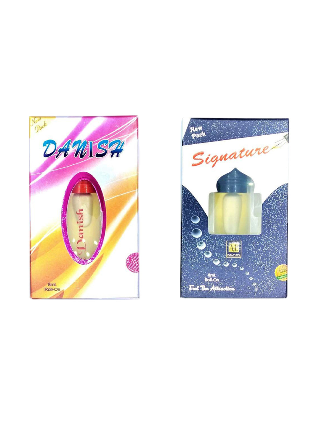 RAVIOUR LIFESTYLE Set Of 2 Signature & Danish Non Alcoholic Roll On Attar - 8 ml Each