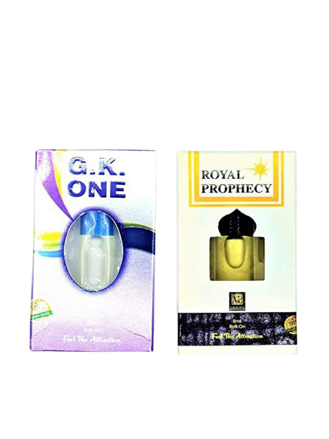 RAVIOUR LIFESTYLE Set Of 2 G.K One & Royal Prophecy Alcohol Free Attar- 8 ml Each