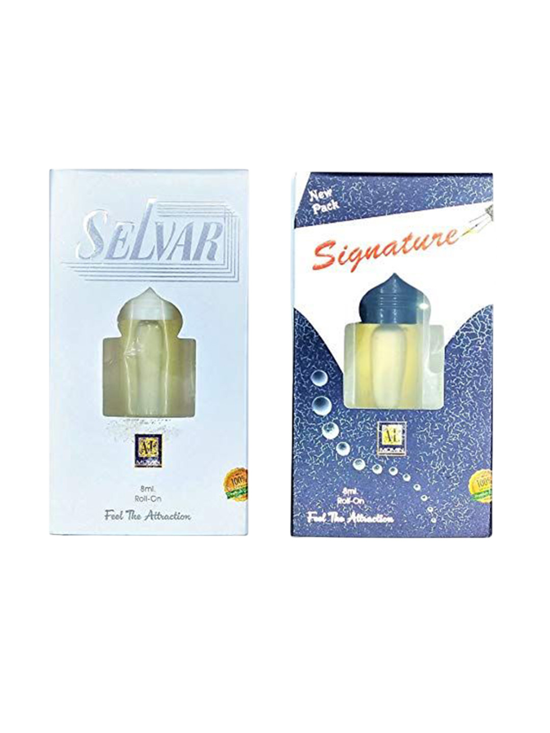 RAVIOUR LIFESTYLE Set Of 2 Signature & Selvar Non Alcoholic Roll On Attar - 8 ml Each