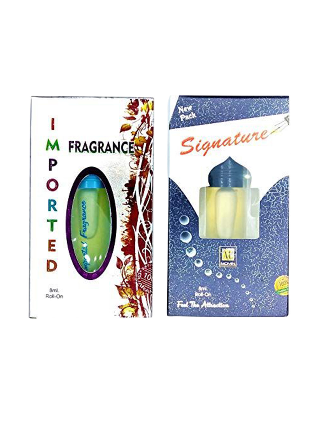RAVIOUR LIFESTYLE Set Of 2 Signature & Imported Natural Alcohol Free Attar - 8 ml Each