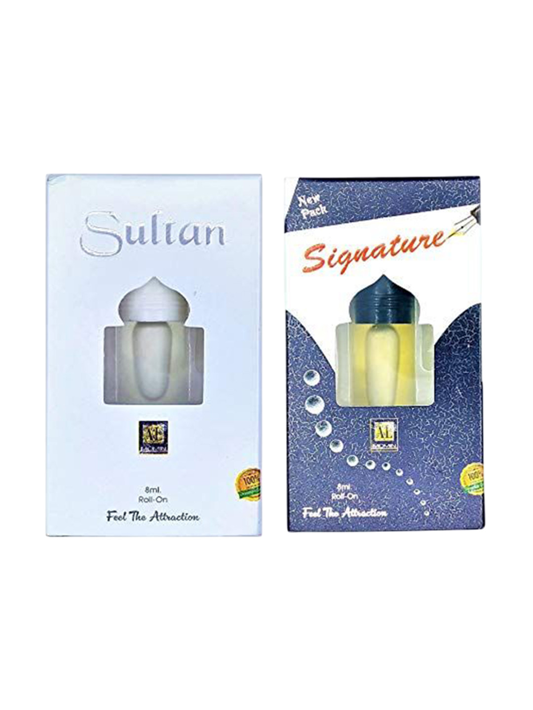 RAVIOUR LIFESTYLE Set Of 2 Sultan & Signature Alcohol Free Attar- 8 ml Each