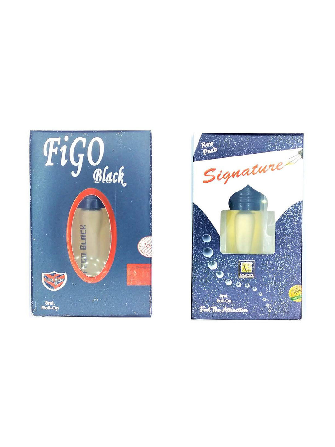 RAVIOUR LIFESTYLE Set Of 2 Signature & Figo Black Roll On Attar - 8 ml Each