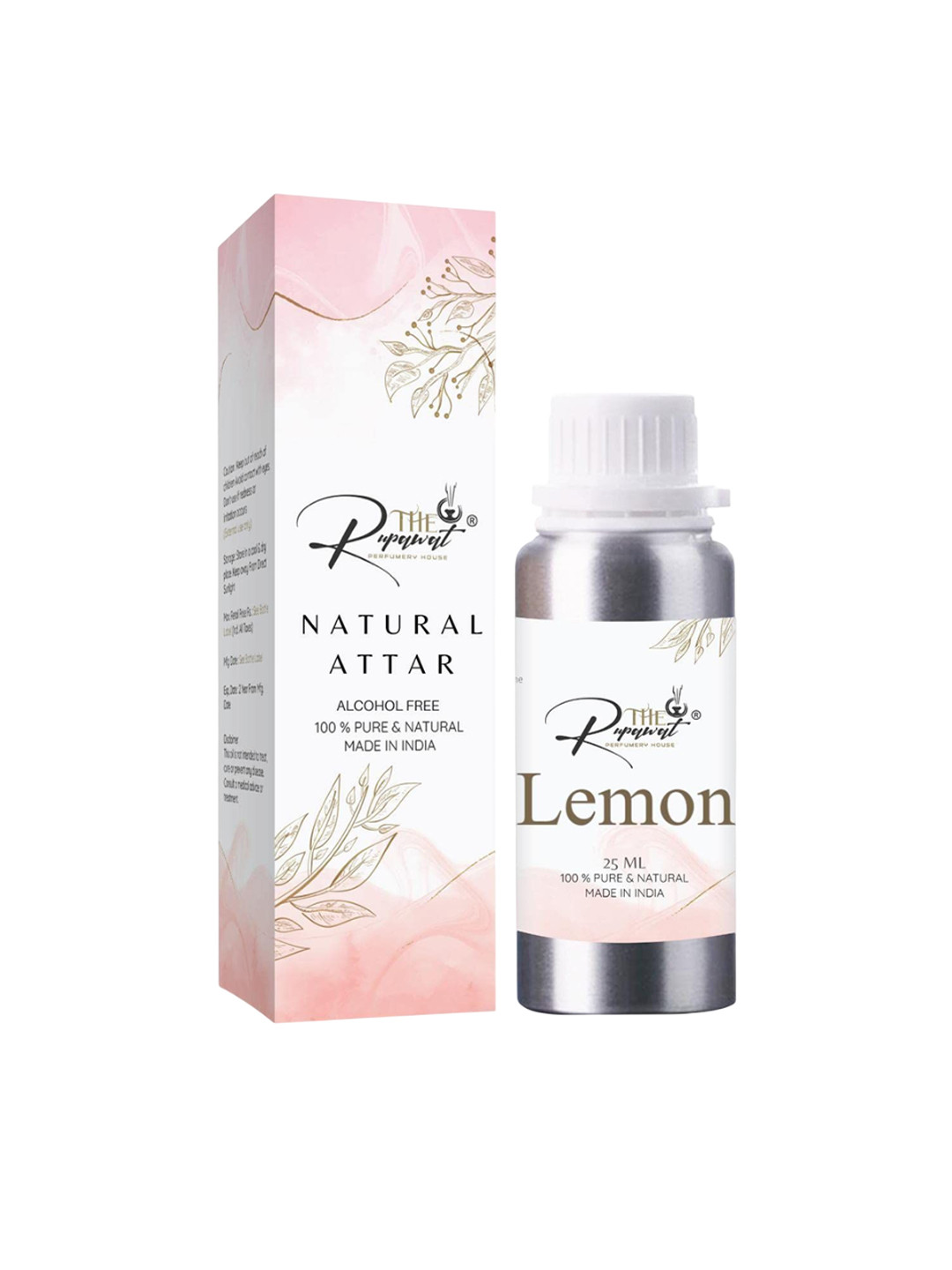 THE RUPAWAT Perfumery House Lemon Natural & Alcohol Free Attar - 25 ml