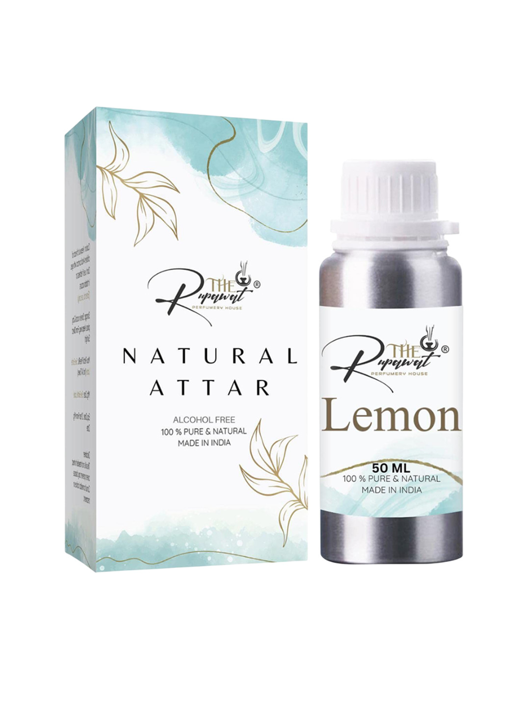 THE RUPAWAT Perfumery House Lemon Natural Alcohol Free Attar - 50 ml