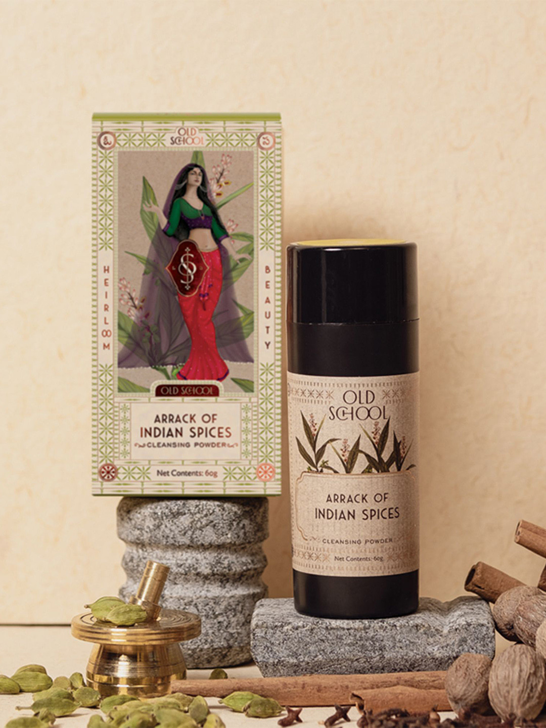 Old School Arrack Of Indian Spices Cleansing Powder - 60 g