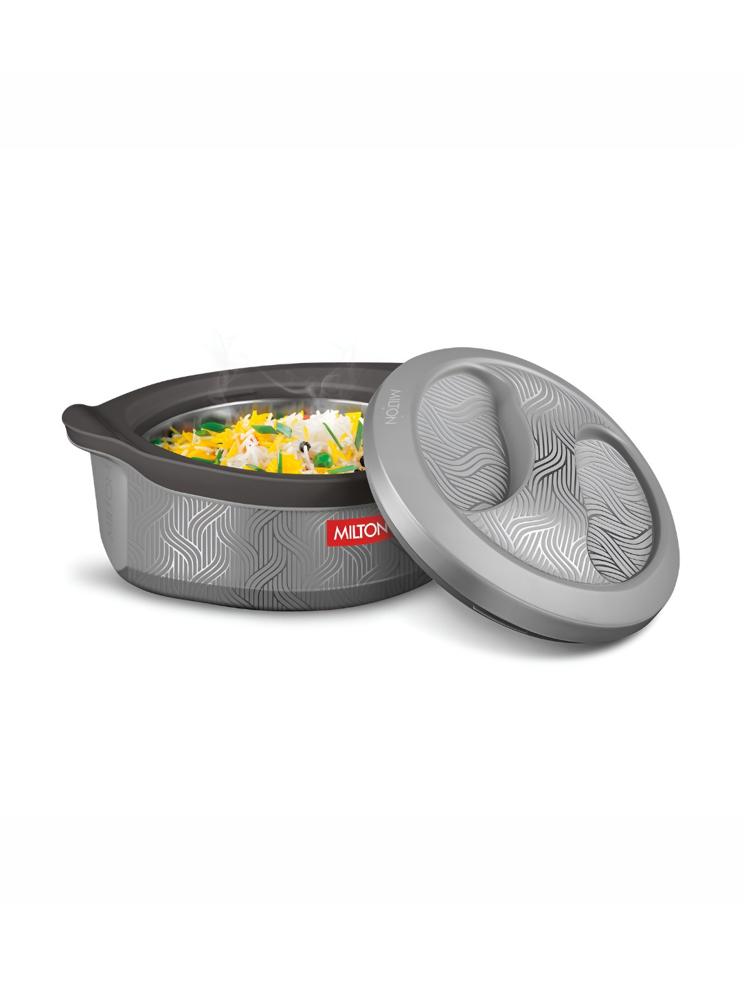 Milton Evoke 1000 PU Grey Insulated Inner Stainless Steel Casserole 850 ml