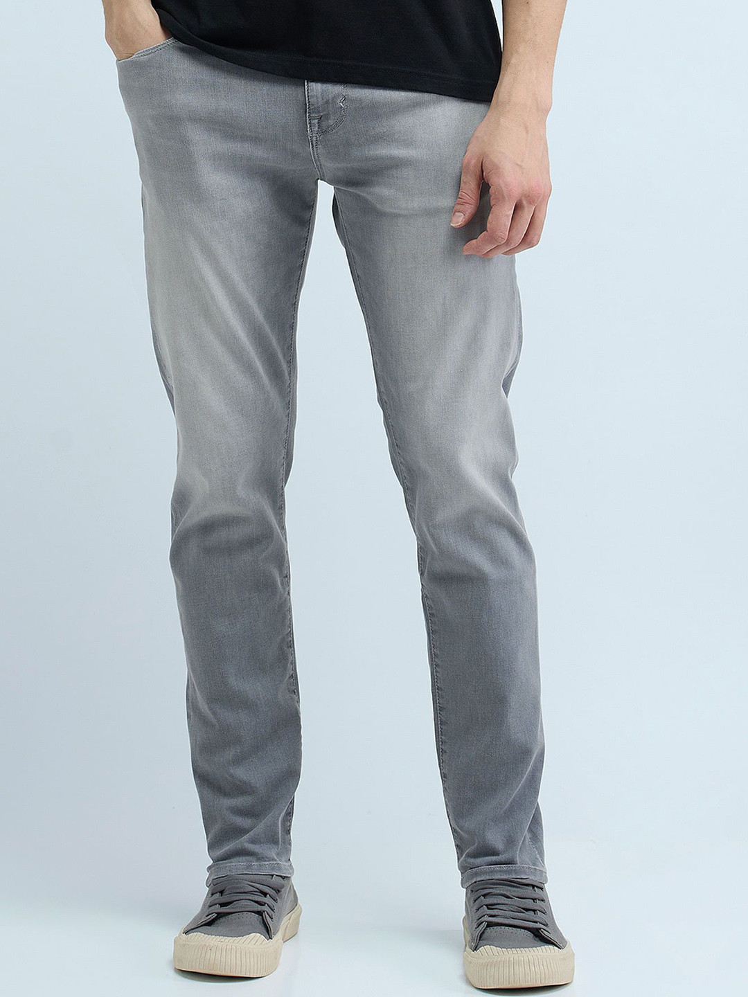 Flying Machine Men Slim Fit Heavy Fade Stretchable Jeans