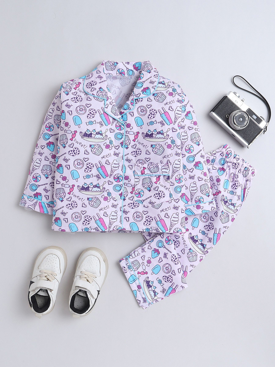The Magic Wand Boys Printed Pure Cotton Night suit