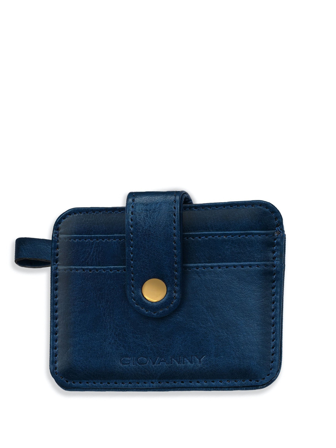 GIOVANNY Men Textured Leather Card Holder