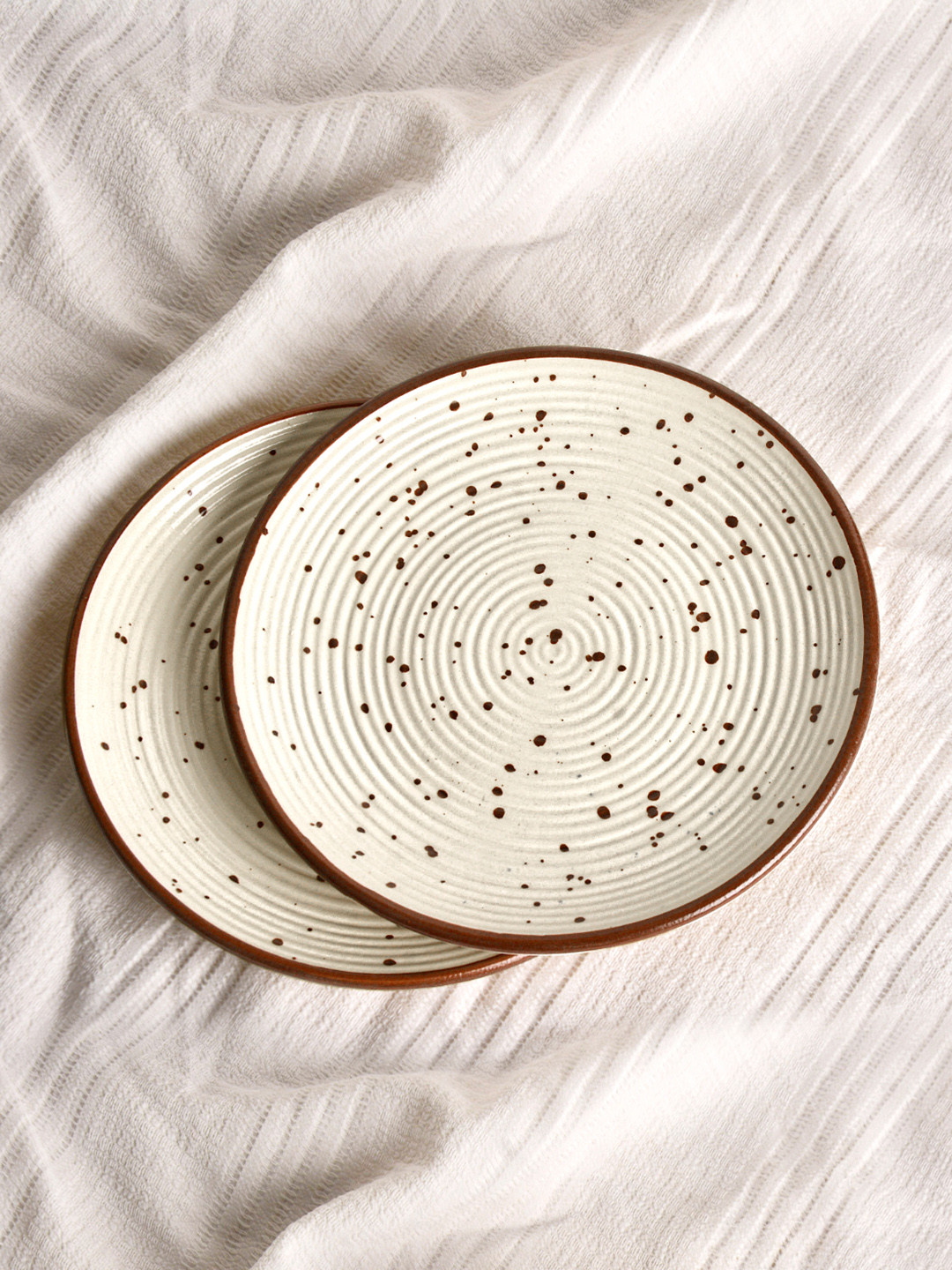 StyleMyWay 2 Pcs Ceramic Quarter / Side Plates