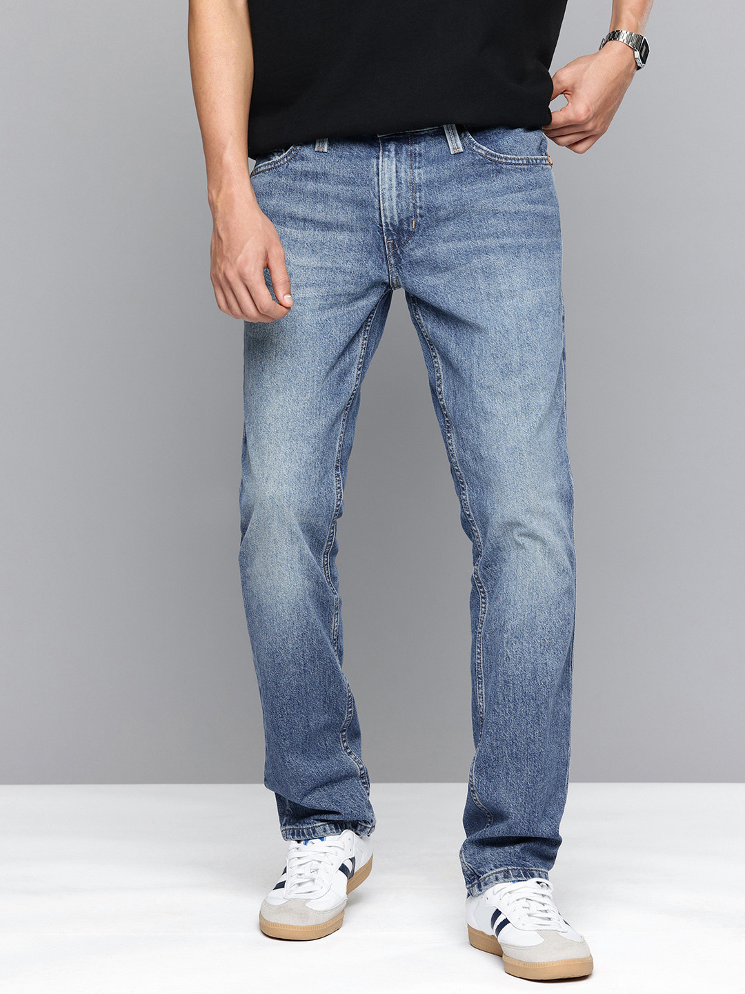 Levis Men 511 Slim Fit Light Fade Stretchable Jeans