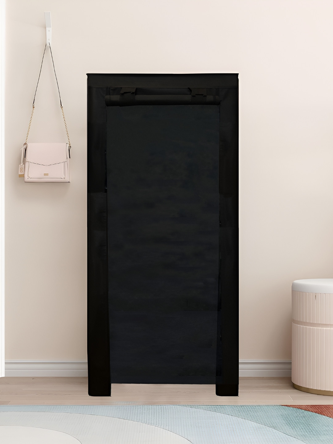 Urban Choice Black Water Resistant 120 GSM Zipper 9 Layer Shoe Rack Cover