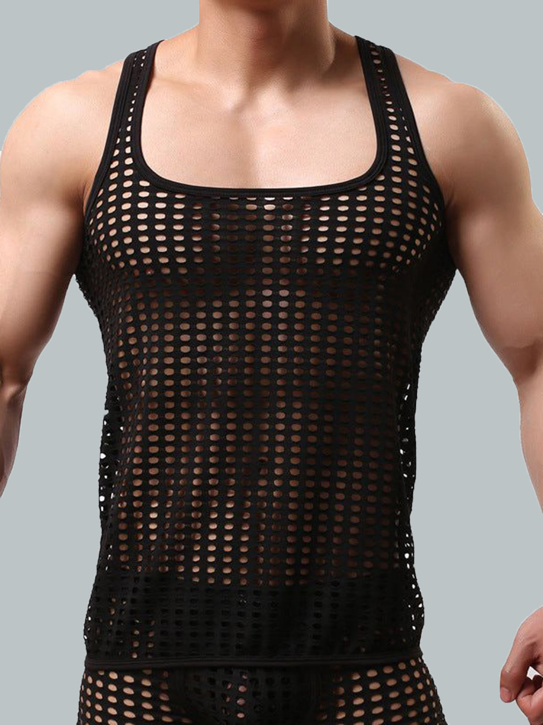 PANTEAZY Men Self Design Cotton Undershirt Vest LO-NO243-MV-B-S