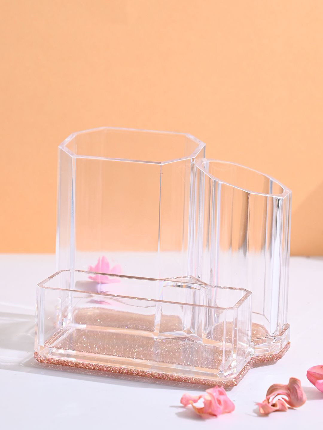 MARKET99 Transparent Regular Makeup Organiser