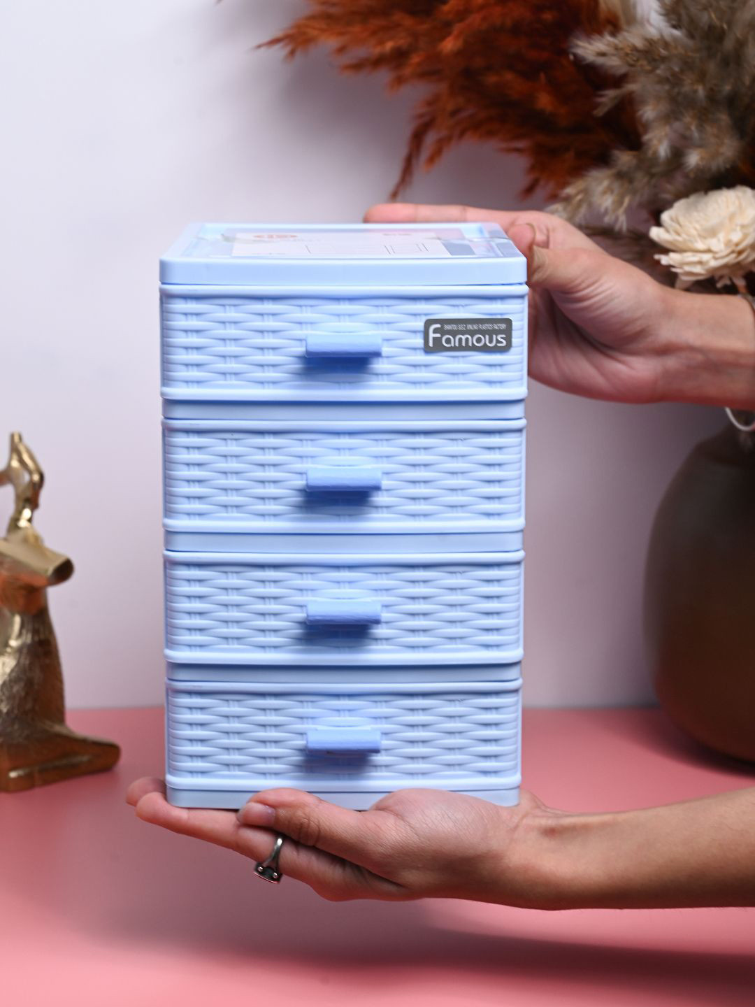 MARKET99 Blue 3 Layer Regular Multi-Utility Organiser