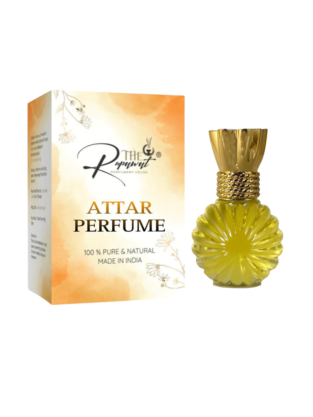 THE RUPAWAT Perfumery House Oudh Sufi Premium 100% Pure & Natural Alcohol-Free Attar-12 ml