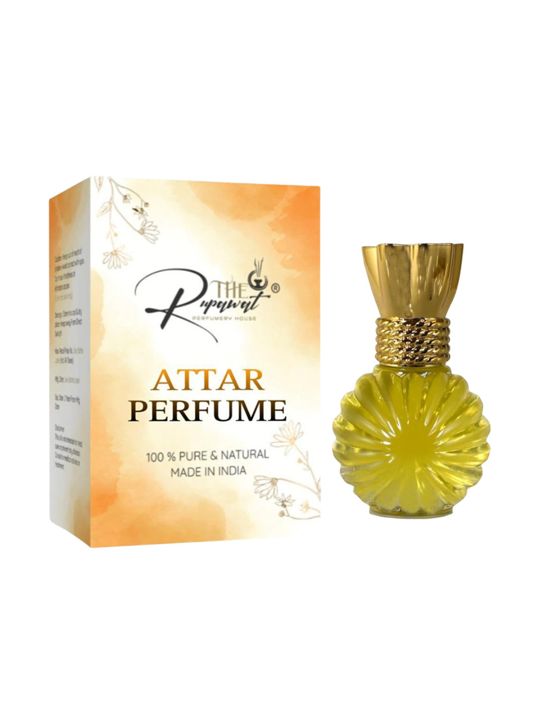 THE RUPAWAT Perfumery House Oudh Bakoor Premium 100% Pure Alcohol Free Attar - 12 ml