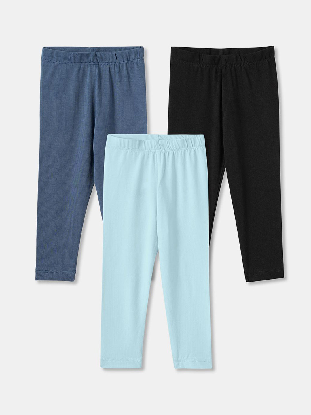 R&B Girls Pack Of 3 Ankle-Length Leggings