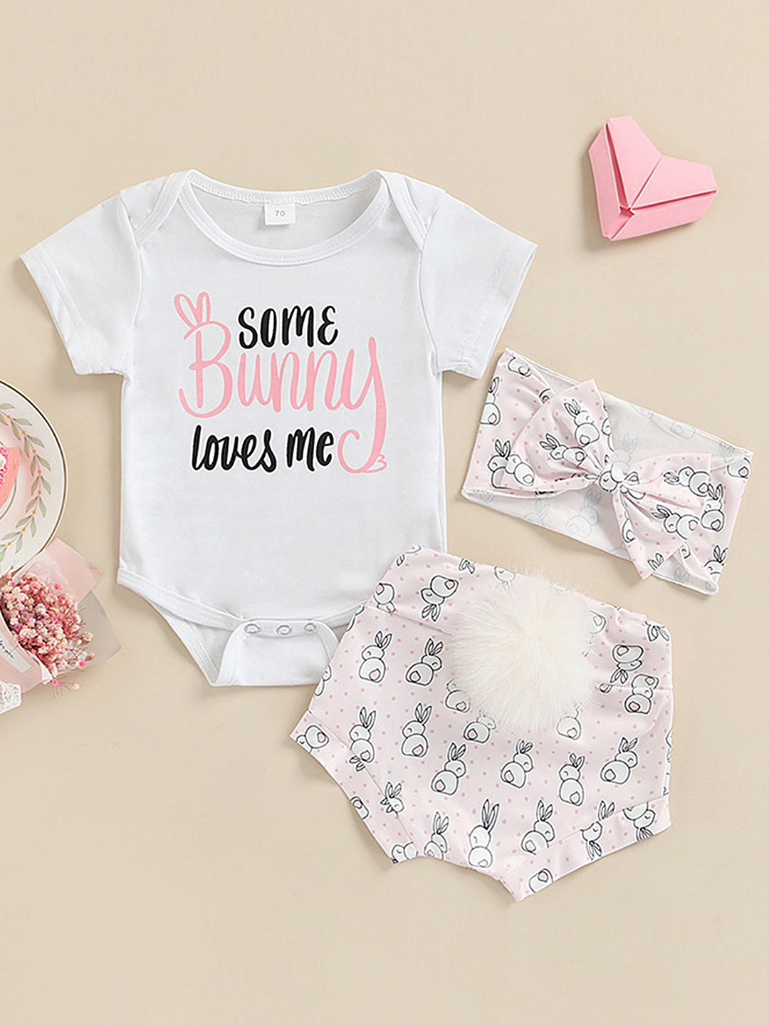 LULU & SKY Girls Printed Pure Cotton Leotard With Shorts