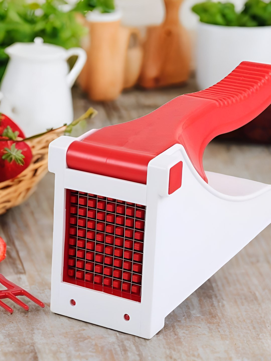 Metrolife Red & White Machine Snacks Chopper