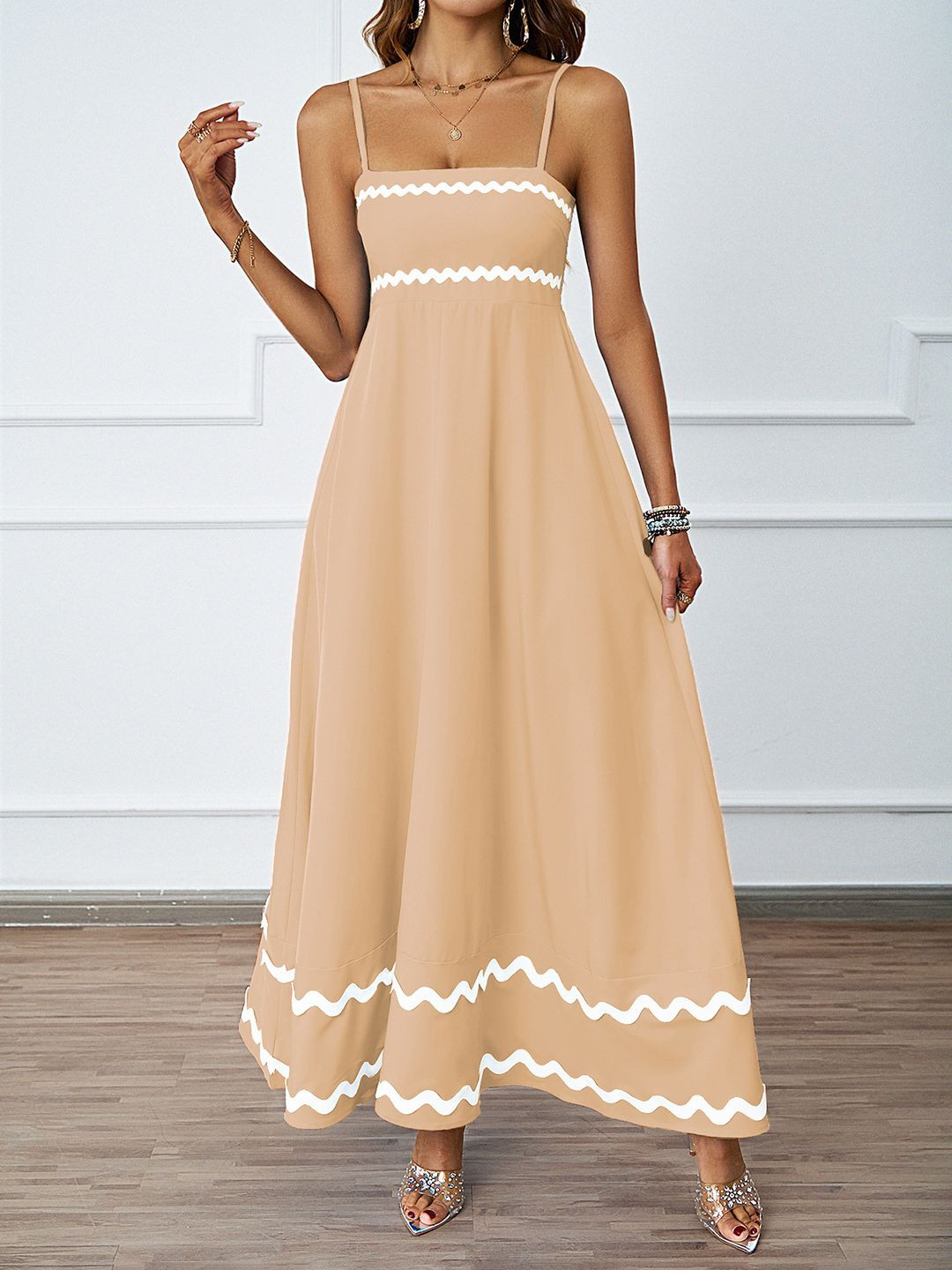 JC Mode Women Fit and Flare Maxi Dress