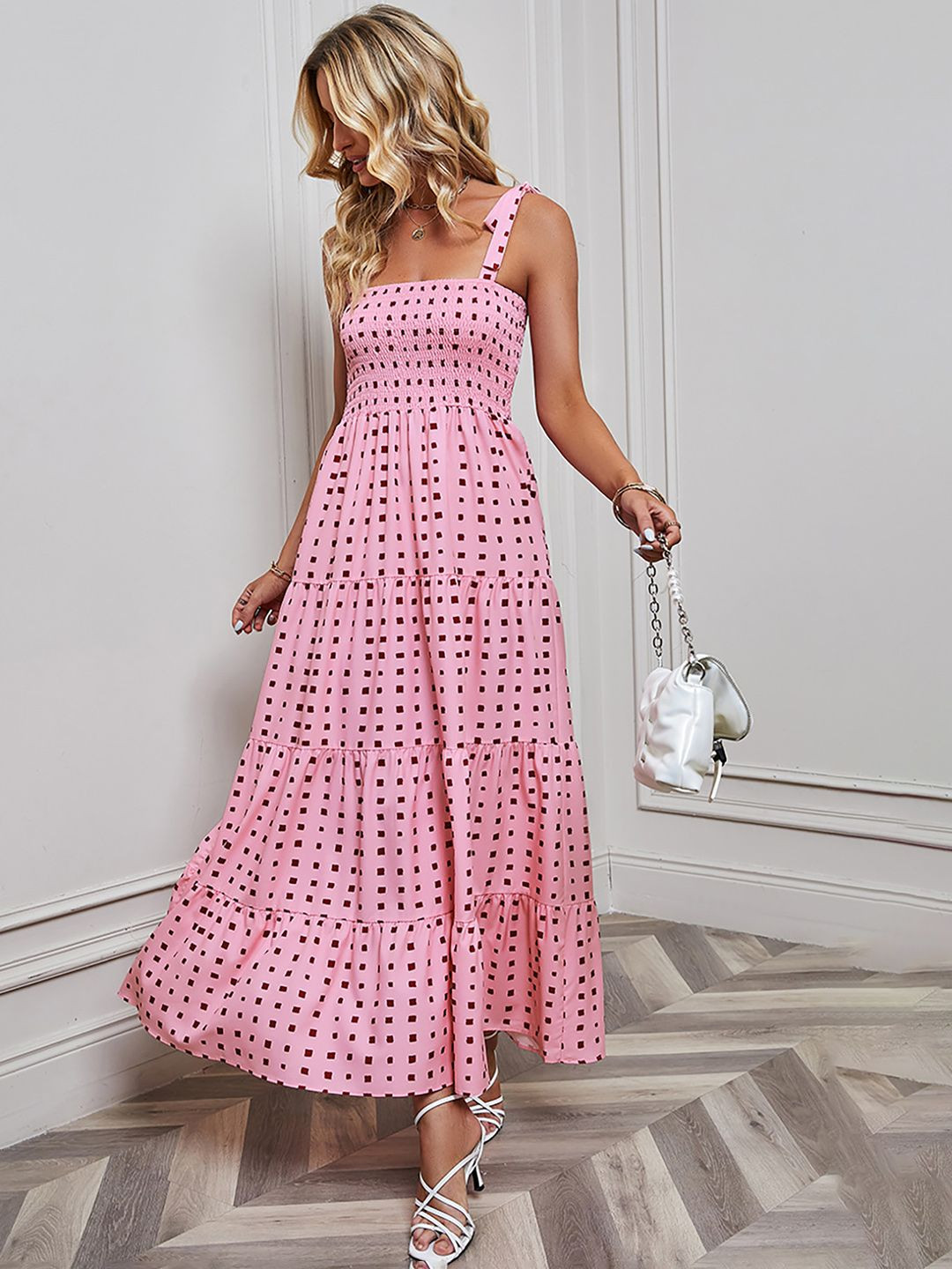 JC Mode Women's  Printed Maxi Dress