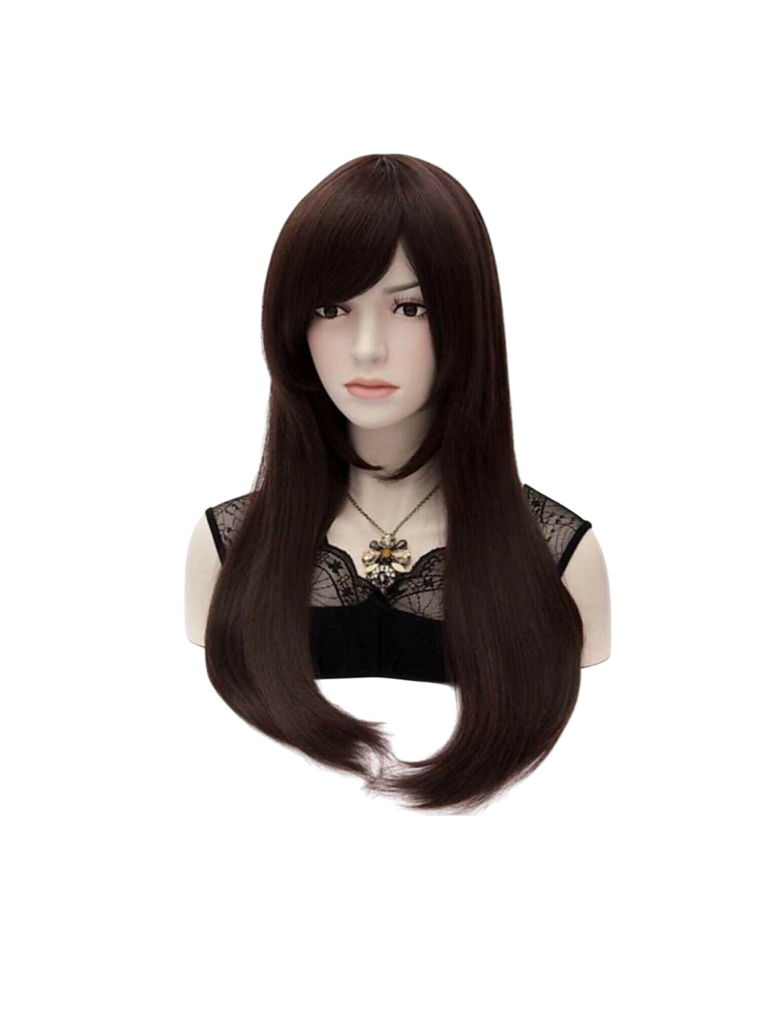 CRIBE Halo Scalp Topper Straight Hair Extension - Brown - 36 Inch