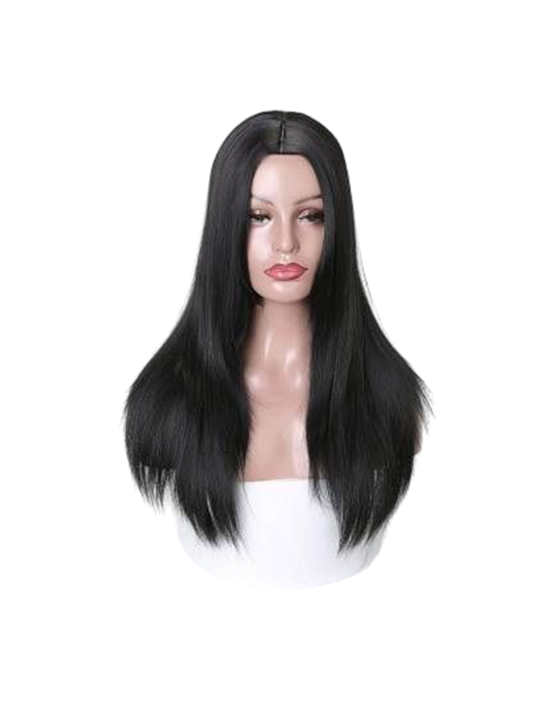 CRIBE Halo Scalp Topper Straight Hair Extension - Black - 24 Inch