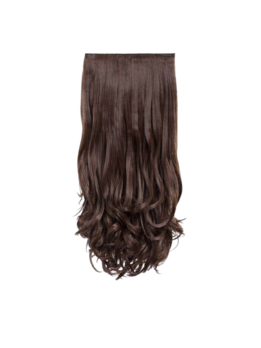 CRIBE Clip-In Scalp Topper Wavy Hair Extension - Brown - 22 Inch