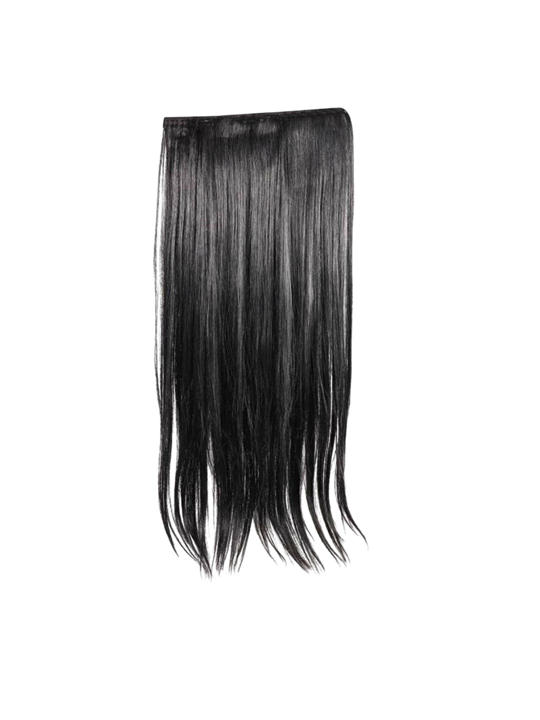CRIBE Clip-In Scalp Topper Straight Hair Extension - Black - 24 Inch