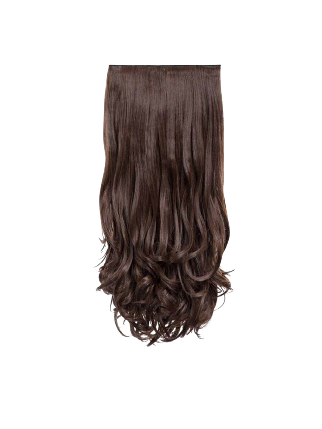 CRIBE Clip In Wavy Locks Hair Extension - Brown - 22 Inch