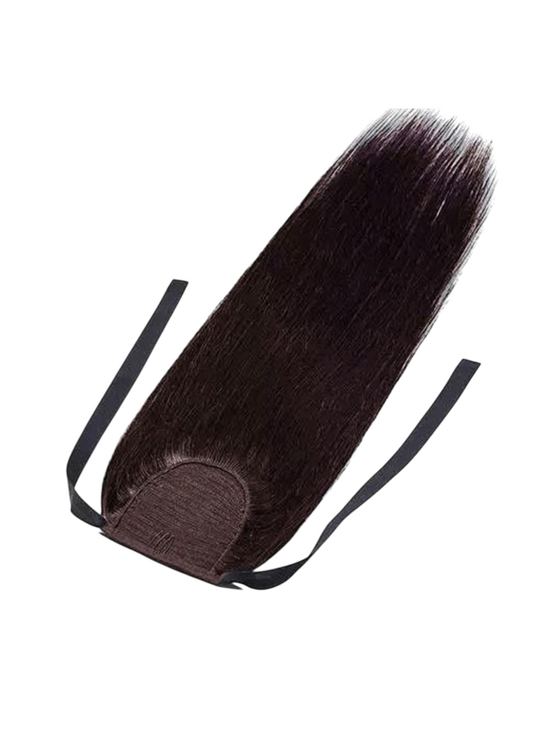 CRIBE Tape In Straight Ponytail Hair Extension -  Brown - 22 Inch