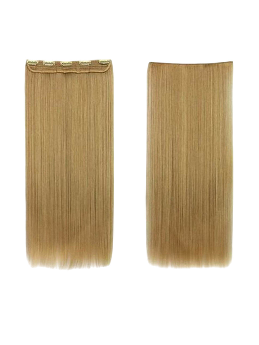 CRIBE Clip-In Ponytail Straight Hair Extension - Gold - 24 Inch
