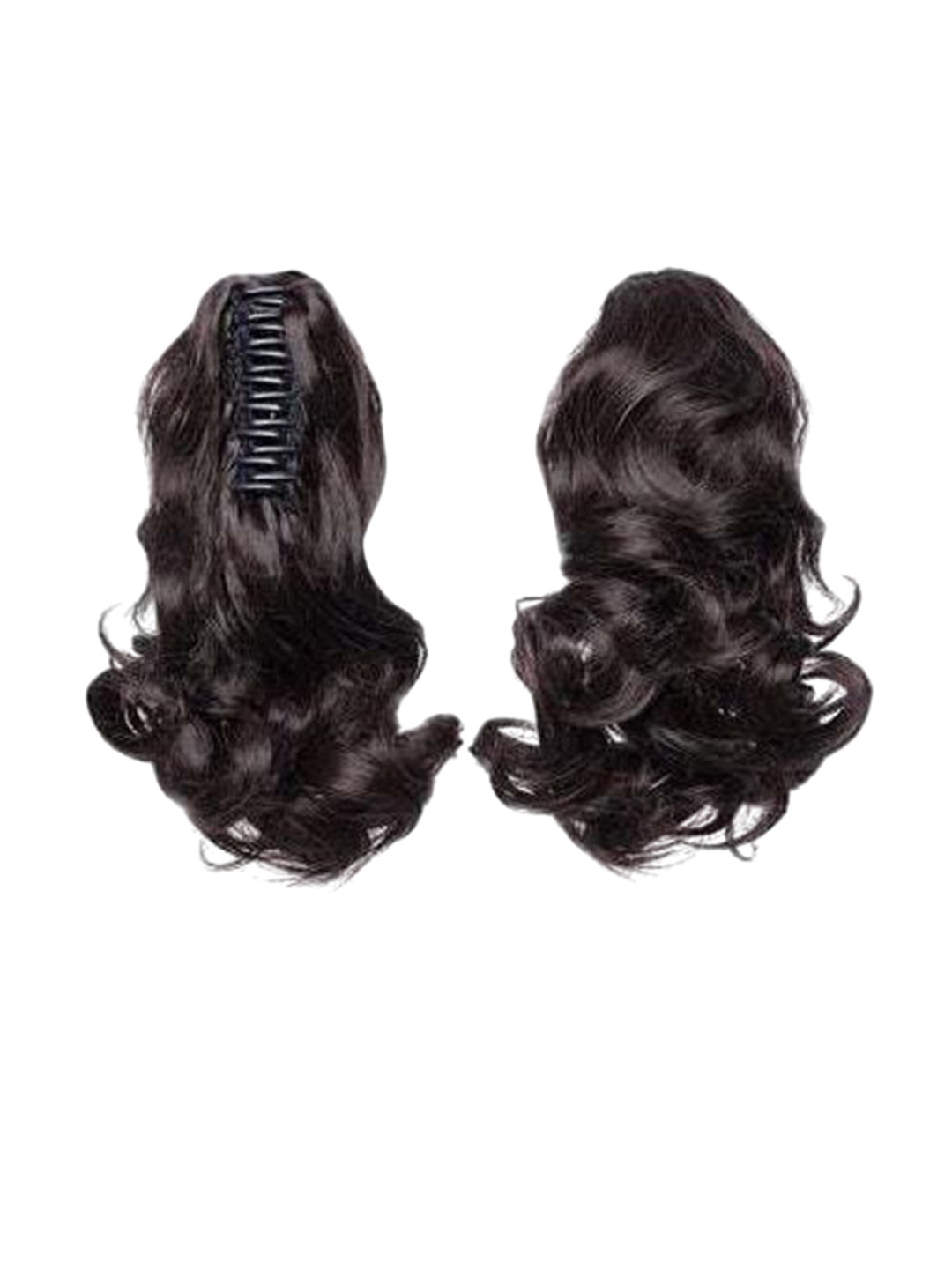 CRIBE Clip-In Ponytail Curly Hair Extension - Brown - 20 Inch