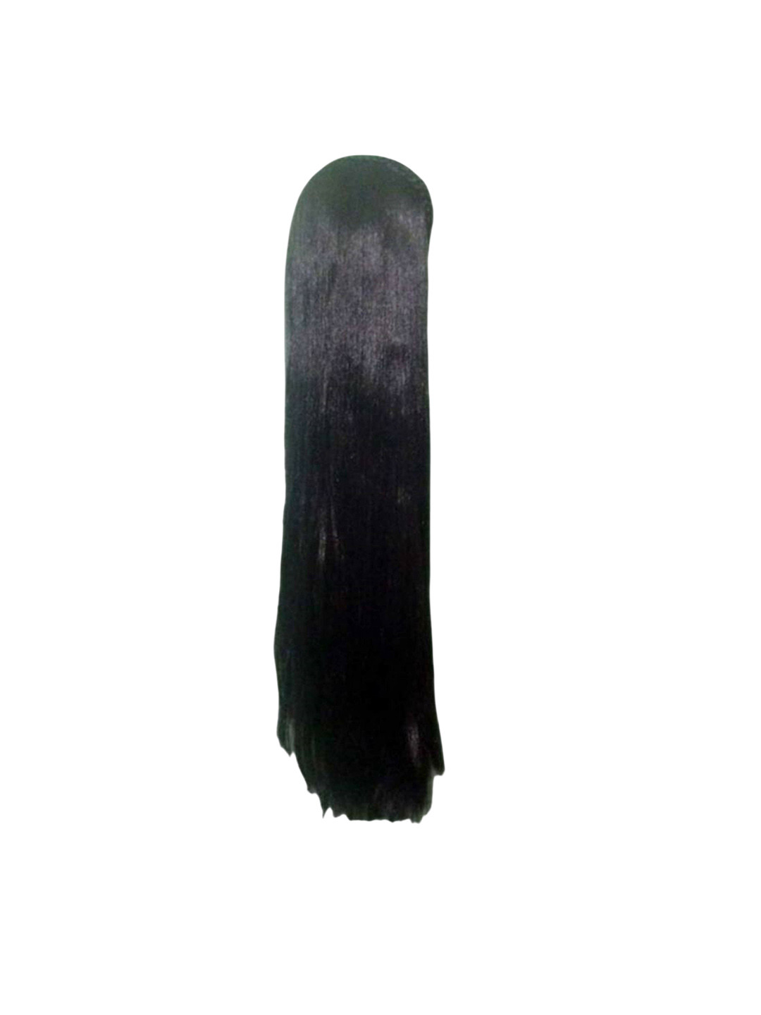 CRIBE Clip-In Ponytail Straight Hair Extension - 26 Inch - Black