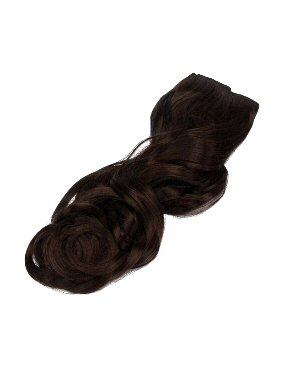 CRIBE Clip-In Ponytail Curly Hair Extension - Brown - 20 Inch